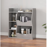 5-cubby Kids Bookshelf And Bookcase For Boys And Girls