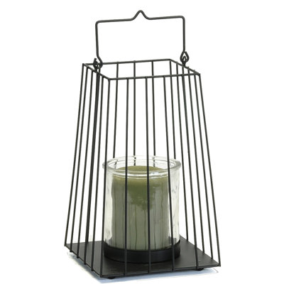 Lanterne en métal/verre