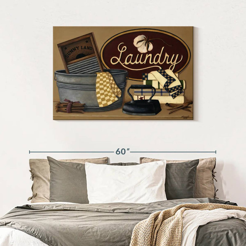 Tergel Vintage Laundry, 30" H x 45" W