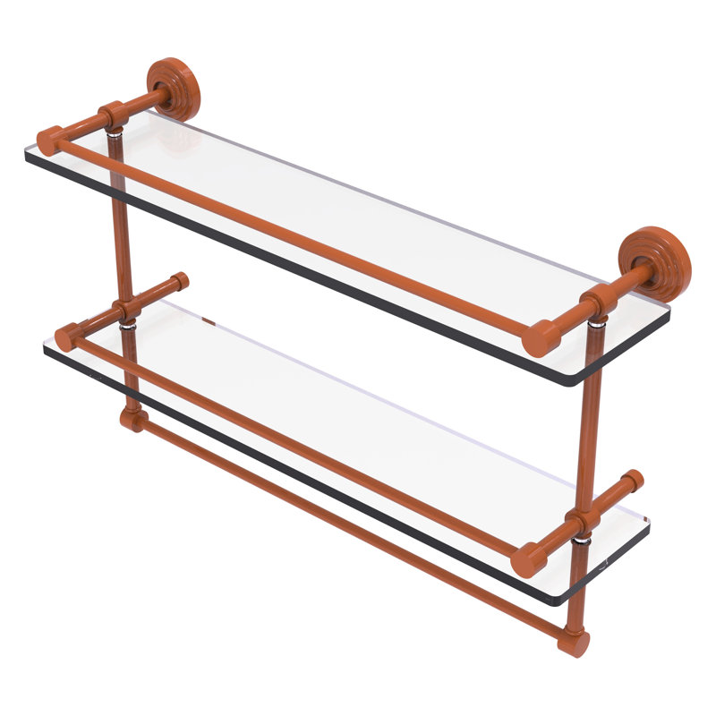 Waverly Place 2 Piece with Towel Bar, 12" H x 22" W x 5" D, Autumn Sparkle