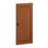 Ensemble de porte à panneau surélevé 100% bois massif Wilken