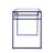 Glass Top & Blue Finish Writing Desk-1181381019