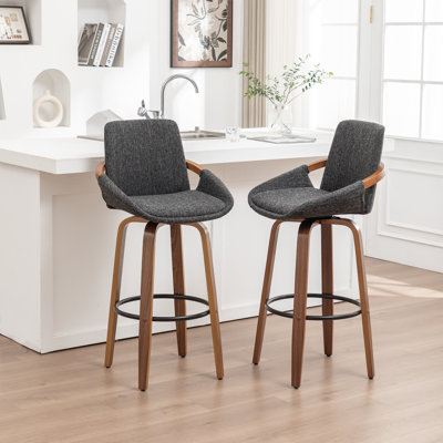 Swivel Upholstered Counter Stool