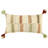 Cream Accent Striped Boho Chic Lumbar Pillow