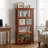Kingsland Mission 24"L x 14"W x 48"H – 4-Tier Wood Bookcase with 2 Adjustable Shelves, Cherry-1469257790-1469257795
