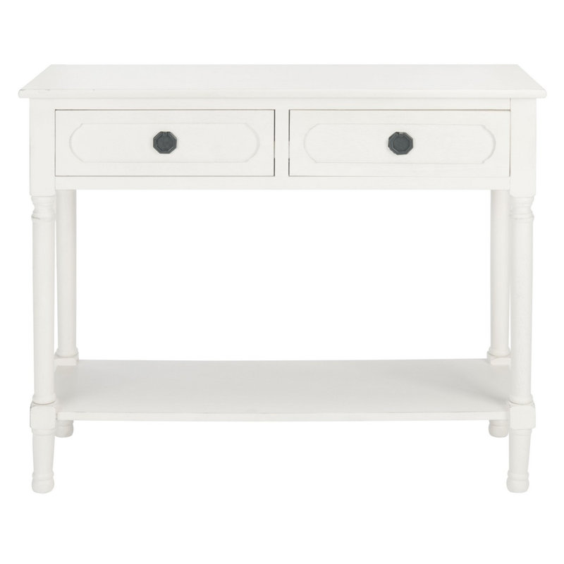 Console 35,5 po Padula, Blanc patiné