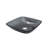Bathroom Vessel Bathroom Sink Above Counter Bowl Sink Rectangle For Bathroom, Tempered Glass Vessel Sink With Pop-Up Drain (No Faucet)