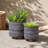 Outdoor Planters, Planter, Garden, Hanging Planter, Patio Decor, 6/8" Black Planter