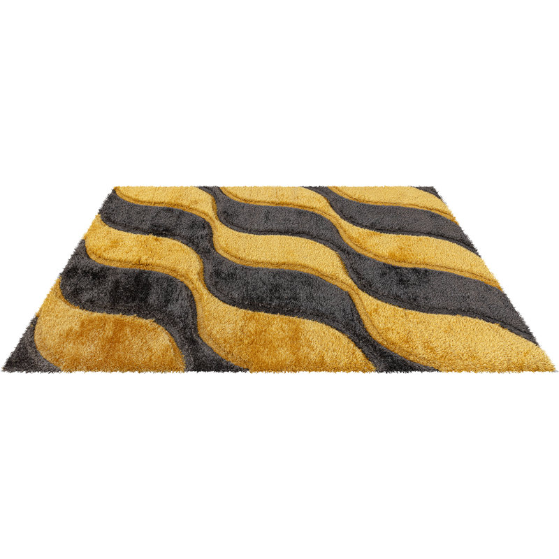Darvon Geometric Shag Indoor / Outdoor Area Rug, Rectangle 120 x 170cm