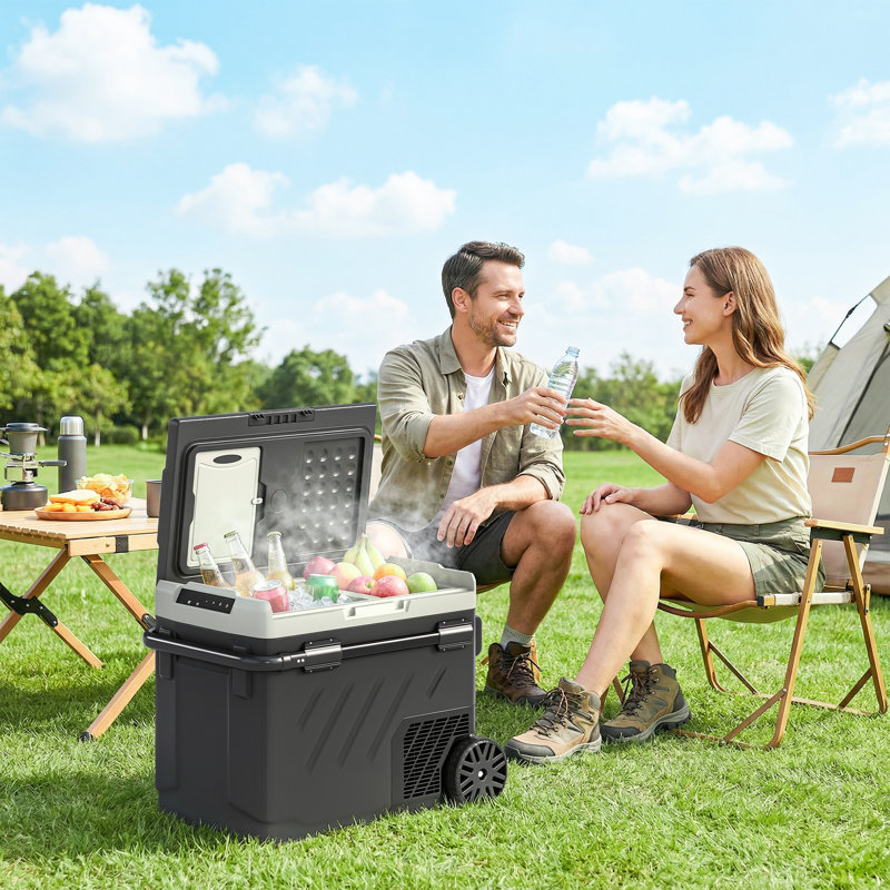 Outsunny Loose Lay Mini Fridge