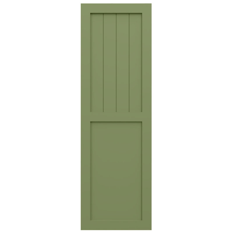 Volets combinés EnduraCore, 15"W, Vert mousse, H 67 po