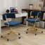 Pia Ricco Velvet Task Chair-481248890