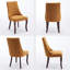 Chaise de salle à manger en rayonne en lin et flocage en lin pour chaise de salle à manger-1368206280