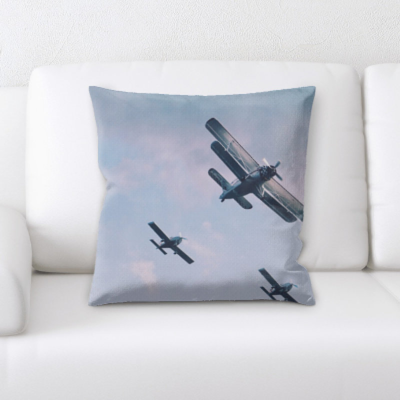 Microsuede Throw Pillow