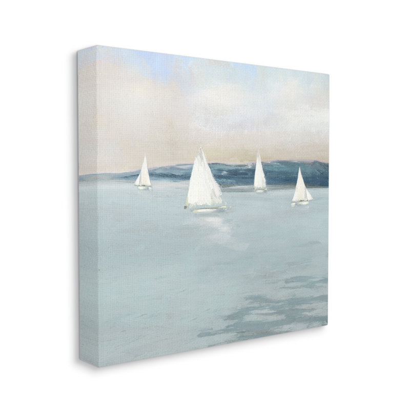 «Au-395», toile de bord de mer par Sally Swatland, H 17 po x l 17 po x P 1,5 po