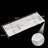 60'' W x 22'' D Solid Surface Drop-in Vanity Top Rectangular White Vanity Sink Countertop with Pre-drilled Faucet Hole for Bathroom
