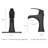 Jaida Centerset Single hole Bathroom Faucet with Drain Assembly-35197884