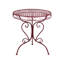 Bistro Set ALBINIA Metal Burgundy-427259877
