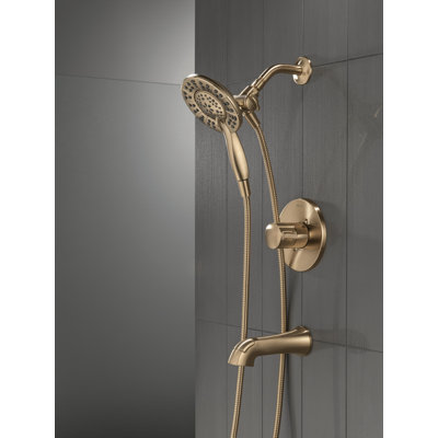 Ensemble de robinet de baignoire à une fonction Albion, ensemble de garniture de douche avec pomme de douche In2ition