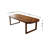 Modern Rectangular Arc Angle Solid Wood Dining Tables-1566489528