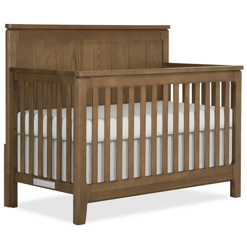 Lit de bébé convertible Oakley, Noyer blanc