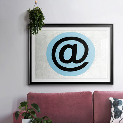 À encadré sur papier