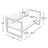 Smith 57" Outdoor Loveseat with Sunbrella® Cushions-591291540-577868660