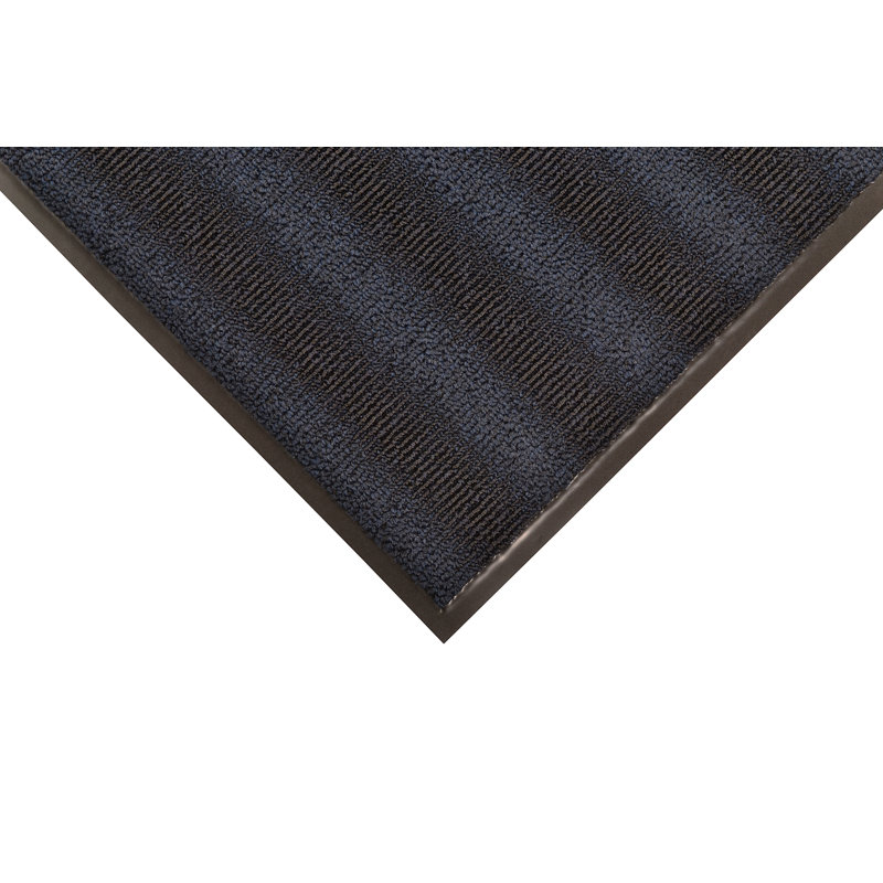 Paillasson Boulevard, Rectangle 2' x 3', Bleu marin