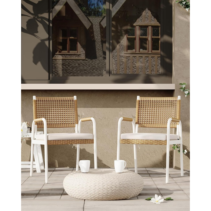 Outdoor Lounge Chair, Beige