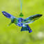 Colibris suspendus en acrylique à cinq tons Laury
