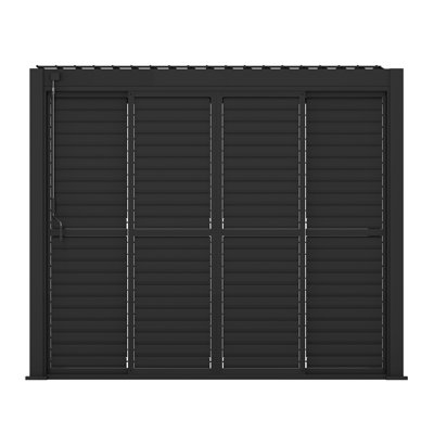 Louvre Sliding Door for Pergola Accessory