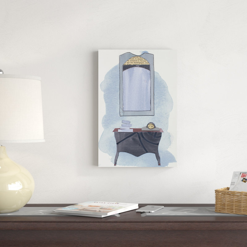 " Chateau Interior II " by Rob Delamater Painting Print, 18" H x 12" W x 1.25" D