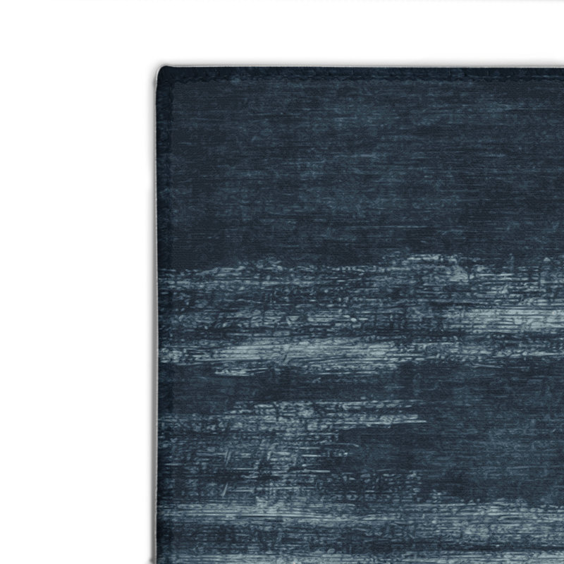 Watercolor Gray Indoor and Outdoor Area Rug, Rectangle 4' x 6'
