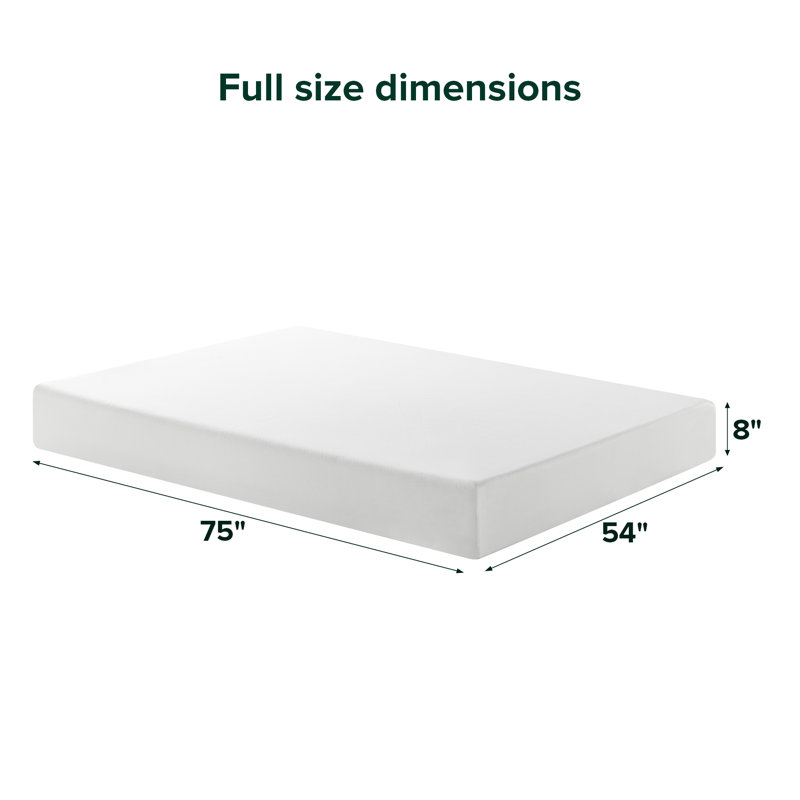 Matelas en mousse viscoélastique de 8 po Sleep by Wayfair ™, Double