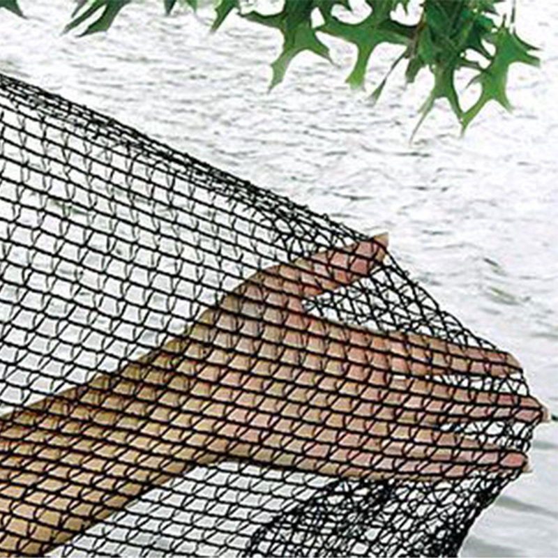 Heavy Duty Black Polyethylene Pond Protection Netting, 30 x 20 Ft