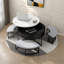 Table basse moderne à plateau relevable avec espace de rangement et 3 repose-pieds-1136308427
