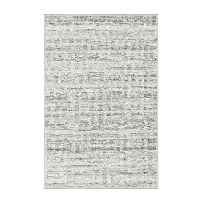Tapis abstrait beige / gris, Rectangle 5 pi x 8 pi