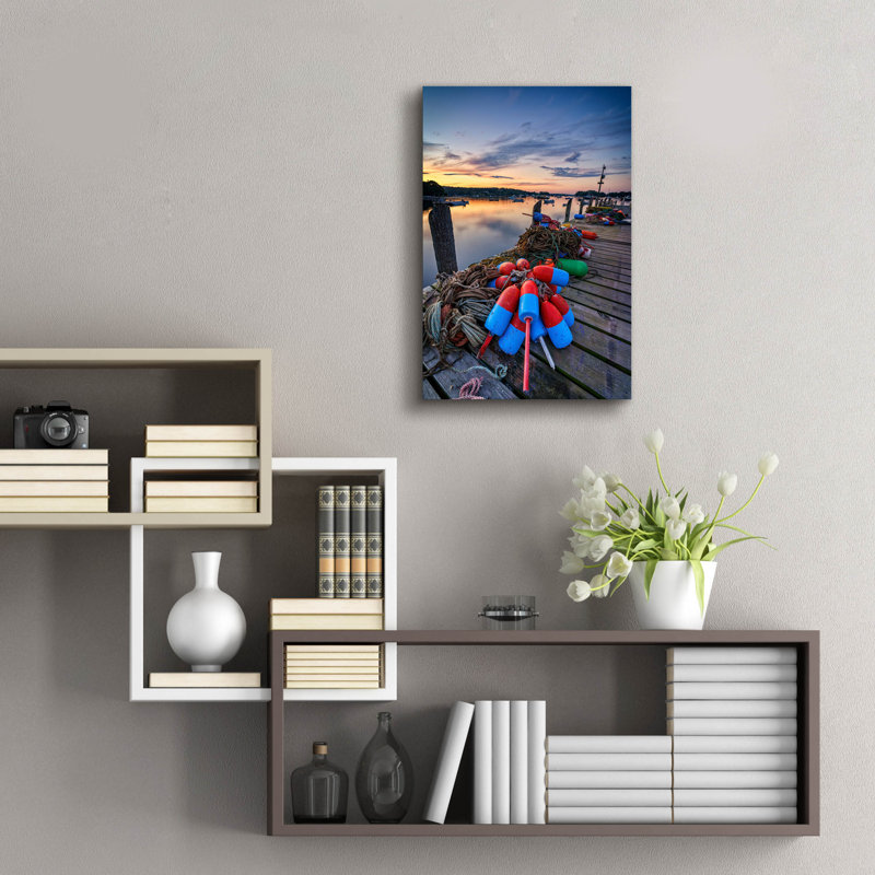 Art mural en acrylique Latitude Run® «Dawn In FriendsArtip Artarbor» par Rick Berk, H 24 po x l 16 po x P 0,2 po