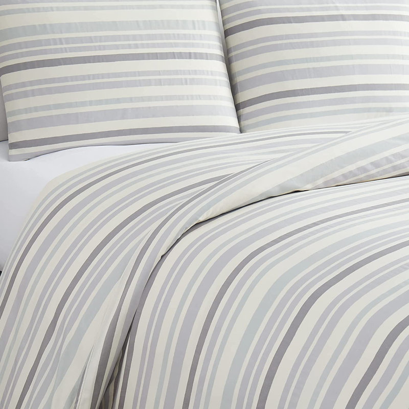 Percale Comforter Set, Full Comforter + 2 Full Shams