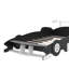 Lit plateforme pleine grandeur en forme de voiture de course avec roulettes-134358610-134358613