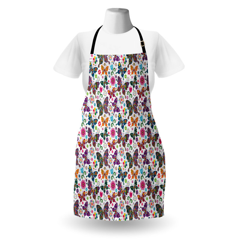 No Pattern Bib Apron