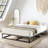Mellow Ace of Base Metal Platform Low Profile Bed Frame, Hinged 12 Inch-114165570