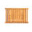 21" W Solid Teak Shower Bench