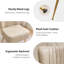 Chaise d'appoint rembourrée en similicuir pour salon, chambre à coucher-367096540