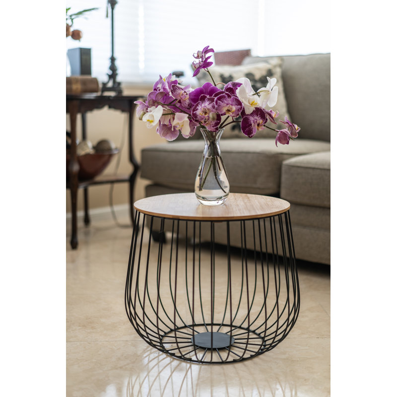  Strand Table with 19.25" X 16" Bamboo Top
