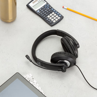 Casque d'école avec microphone et prise mobile