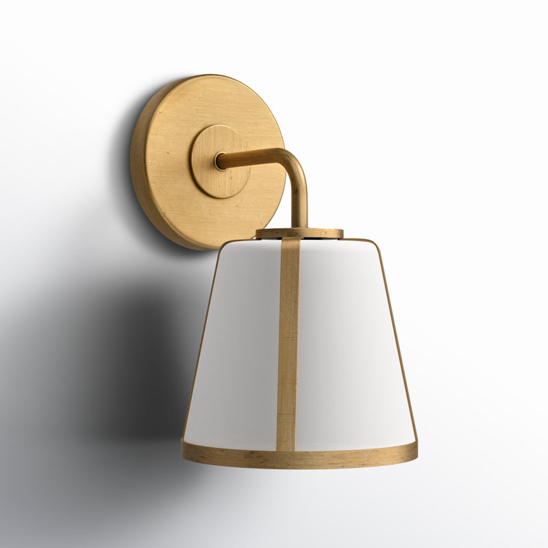 Fulton 1 - Light Armed Sconce, Antique Gold