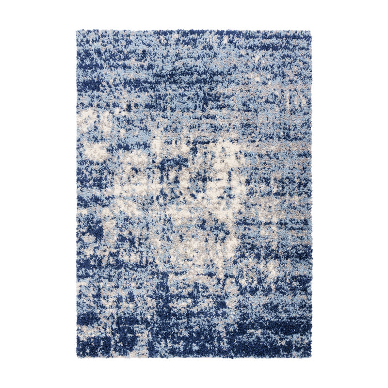  Tapis à poil long Thaira Halsbury, Rectangle 6 pi 5 po x 9 pi 5 po