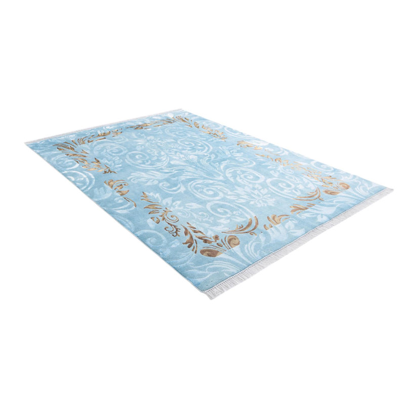 Tapis turquoise Outen