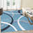 Modern Machine Washable Rug Low Pile Non Slip Geometric Rug Foldable Stain Resistant Rugs for Living Room Bedroom Indoor Ultra Thin Carpet-177072557